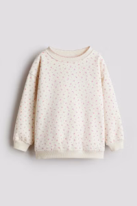 Printed Brushed-Inside Sweatshirt