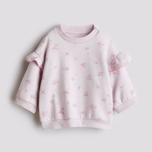 Ruffle-Detail Sweatshirt