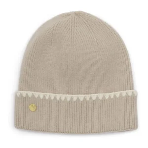 Katie Loxton Natural Whipstitch Knitted Hat