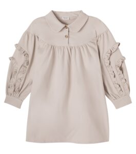 Donsje Everoux ruffled cotton-blend dress