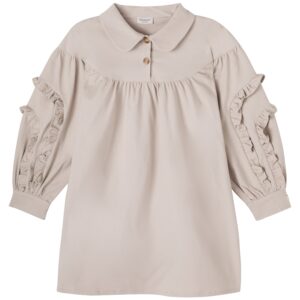 Donsje Everoux ruffled cotton-blend dress