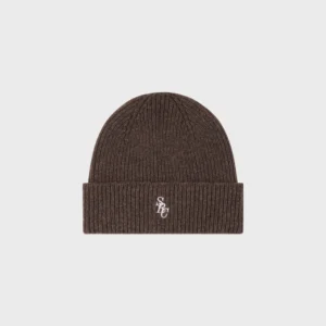 SRC Wool Beanie - Chocolate