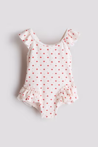 Ruffle-Trimmed Swimsuit