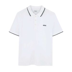BOSS Kidswear short-sleeve logo polo shirt