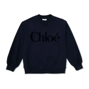 Chloé Kids Logo-Print Crewneck Sweatshirt