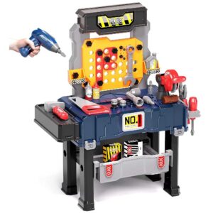 Deejoy Kids Tool Bench with Realistic and Electric Drill