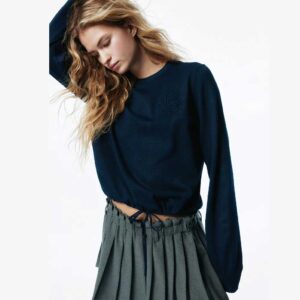 Drawstring Sweater Dark blue