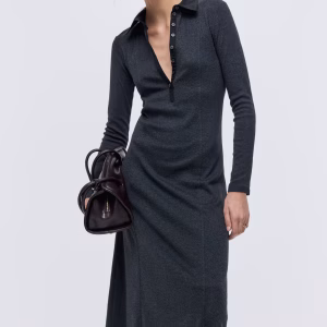 Fine-Knit Polo Dress