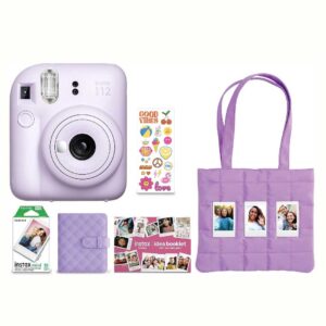 FUJIFILM Instax Mini 12 Holiday Bundle 2025 - Lilac Purple