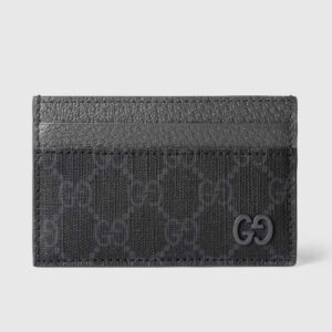 Grey trim GG card case
