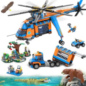 HOGOKIDS City Jungle Adventurer Helicopter Building Set