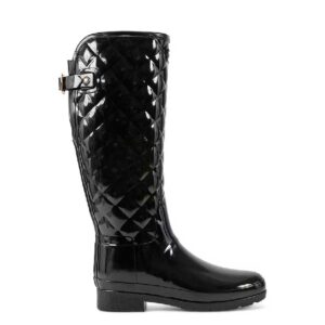 Hunter Refined Gloss Quilt Tall Boot