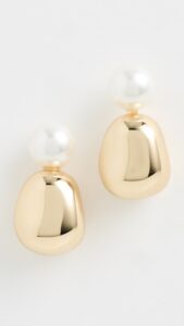 Lele Sadoughi Pebble Stud Earrings