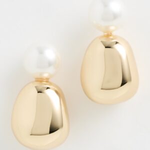Lele Sadoughi Pebble Stud Earrings