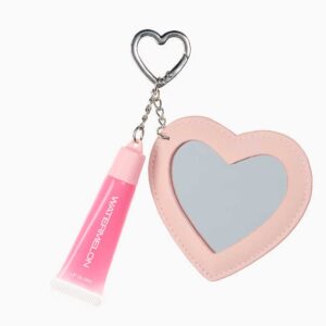 Lip Gloss Mirror Charm Pink