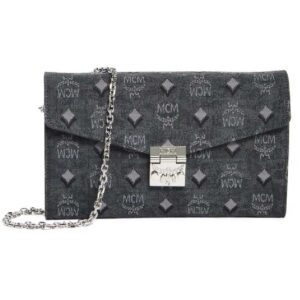 MCM Aren Crossbody Bag Dark Grey