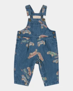 Konges Slojd Girl's Magot Organic Cotton Overalls, Size 12M-4