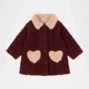 Konges Slojd Calin Heart-Pocket Single-Breasted Coat, Size 18M-10