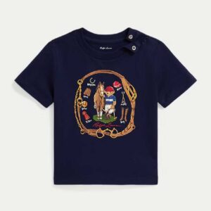 Polo Bear Cotton Jersey Tee Newport Navy
