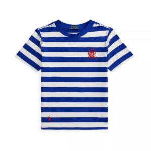 Polo Ralph Lauren Boys' 2-7 Crest Striped Cotton T-Shirt