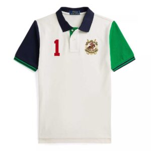 Polo Ralph Lauren Boys 8-20 Color-Blocked Mesh Polo Shirt