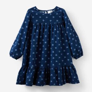 Tilly Long Sleeve Dress deep dive/bows