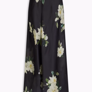 ZIMMERMANN Floral-print silk-organza maxi skirt