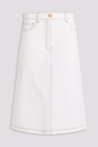 TOTEME Cotton-twill skirt