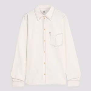 TOTEME Cotton-twill shirt