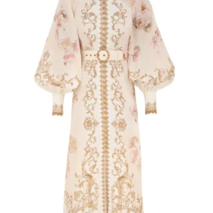 Hypnotic Buttoned Midi Dress