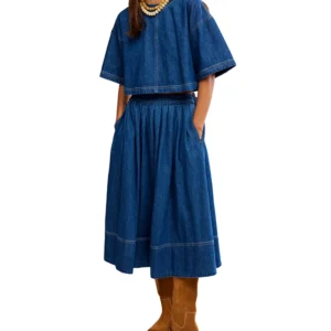 Free People Westley Denim Set