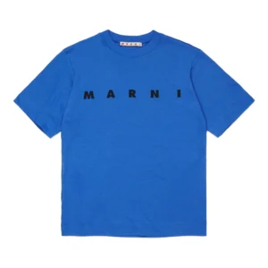 Marni Kids logo-print cotton T-shirt