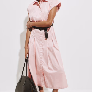 Cotton Poplin Shirt Dress