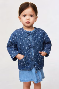 Quilted Denim Jacket