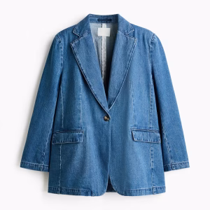 Single-Breasted Denim Jacket