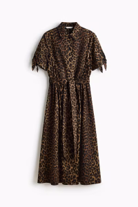 Short-Sleeved Shirt Dress