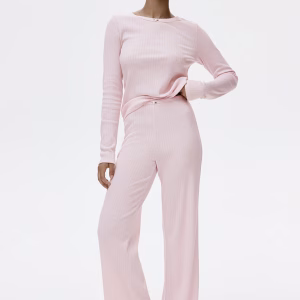 Ribbed Jersey Pajamas