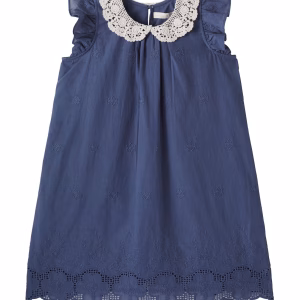 C'era Una Volta Antonella embroidered cotton dress