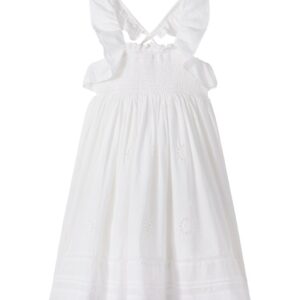 Louise Misha Anaya ruffled embroidered cotton dress