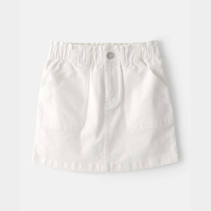 OshKosh B'gosh Girls Utility Skirt - White