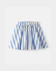Carter's Girls Striped Skort - Blue/White