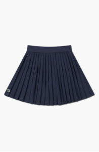 Kids' Pleated Logo Sport Pleated Skirt Lacoste