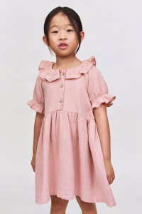 Cotton Muslin Dress