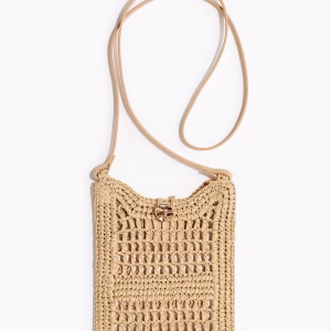 Straw Phone Bag