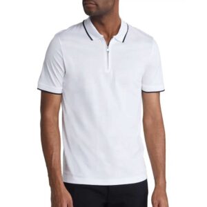 Boss Polston Tipped Zip Polo