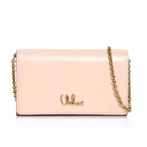 Chloé Iconic Leather Flap Wallet On Chain