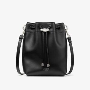 Cinch Mini Black Leather Mini Bag