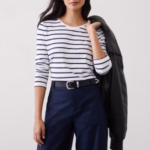 Timeless Long-Sleeve Crew-Neck T-Shirt