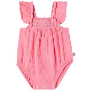 Cozmo Baby Tess ruffled cotton bodysuit