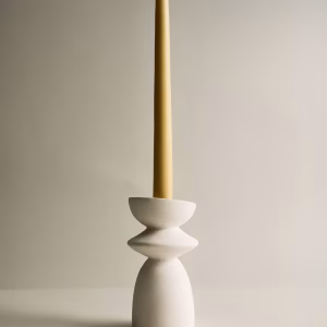 Stoneware candle holder